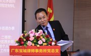 广东宝城律师事务所高级合伙人--彭扬武